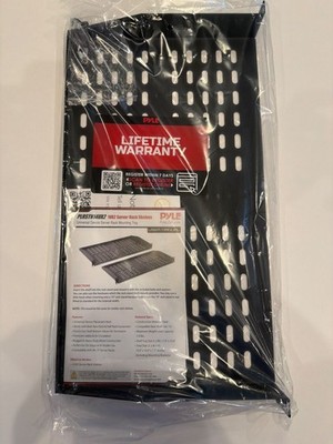 Pyle PLRSTN402 1U2 Server Rack Shelf Universal Device Mounting Tray NEW Qty 1