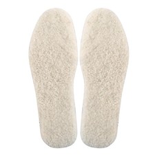 Sheepskin Insoles Men's Women'sPremium Wool Fur Fleece Inserts Cozy Warm Soft