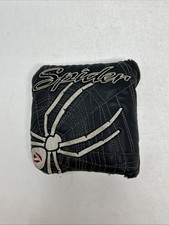 New TaylorMade Spider X Chalk Black/White Mallet Putter Headcover Used