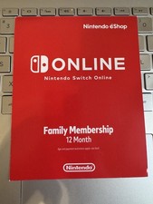 Nintendo Switch Online 12-month Family Membership read Description B4 Purchase