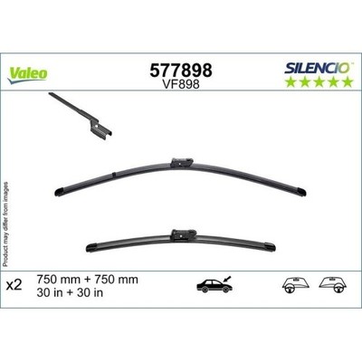 Wischblatt Valeo 577898 Silencio Flat Blade Set für VW Cupra Vorne