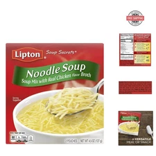 Deliciously Comforting Instant Noodle Soup Mix - 12 Servings of Chicken Flavor