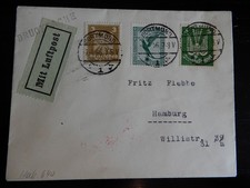 Lufthansa Erstflug 07.04.1926 - 100 Jahre Lufthansa - Strecke: Dortmund- Hamburg