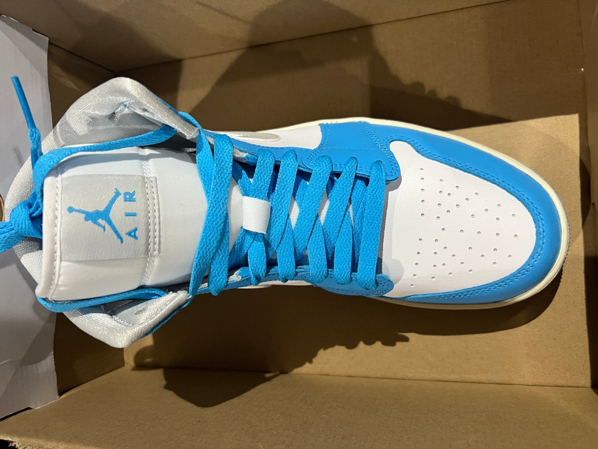 WMNS NIKE AIR JORDAN 1 MID BQ6472 400 SIZE 9 (*the box has no lid