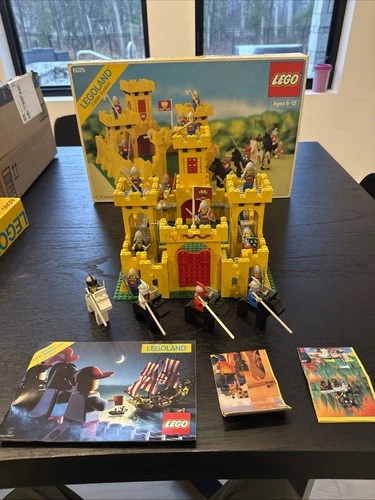 Vintage LEGO Set 6075 Yellow Castle, 100% Complete w/box Instructions