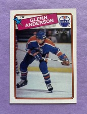 1988-89 OPC O-PEE-CHEE GLENN ANDERSON CARD #189 EDMONTON OILERS HOF