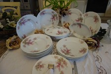 Kostbar antikes Rosenthal/Thomas Louvre Bavaria 1908 Service Flieder