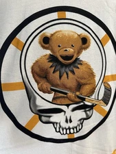 Grateful Dead Vintage Liquid Blue ALL OVER ‘94 Re-issue Golden Bear Hockey 2XL