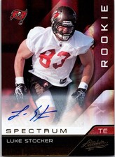 2011 Panini Absolute #123 Luke Stocker Spectrum Gold Autographs #/299