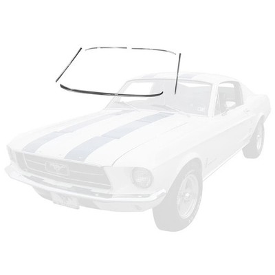 Windshield Molding Set Coupe/Fastback Mustang 1965-1968 - NEW - SALE - US STOCK