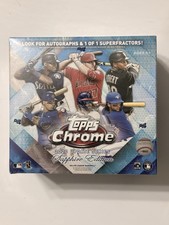 2020 Topps Chrome Update Series Baseball Sapphire Edition Factory Sealed Box