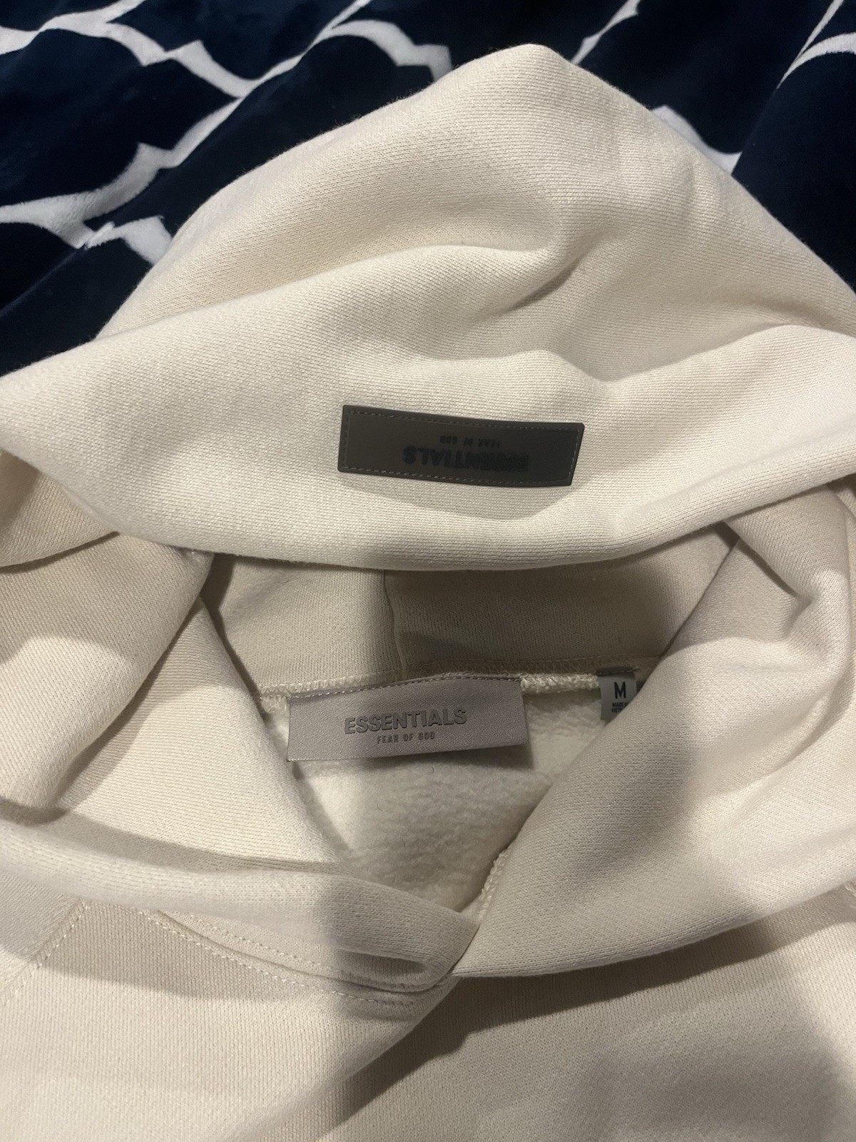 Essentials Fear of God Beige Hoodie Men's Pullover Long Sleeve Hooded M thumbnail 2