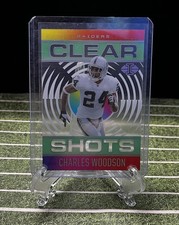 2021 Panini Illusions - Clear Shots Charles Woodson #CS-13 Emerald