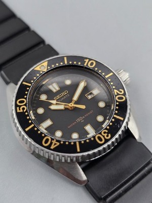 Vintage Seiko 2625-0010 Diver Quartz 150m Small Black Dial Japan