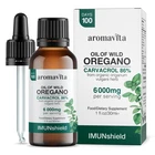 ImunShield Wild Greek Organic Oregano Oil Supplement -  86-90% Carvacrol