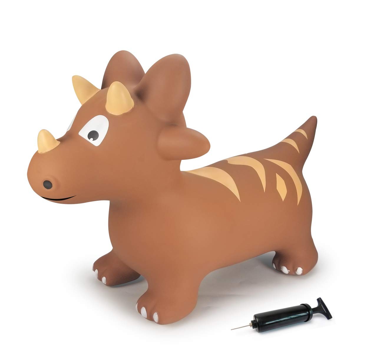 JAMARA 460591 - Hüpftier Dino mit Pumpe - BPA-Frei, bis 50 kg, fördert den Gleic