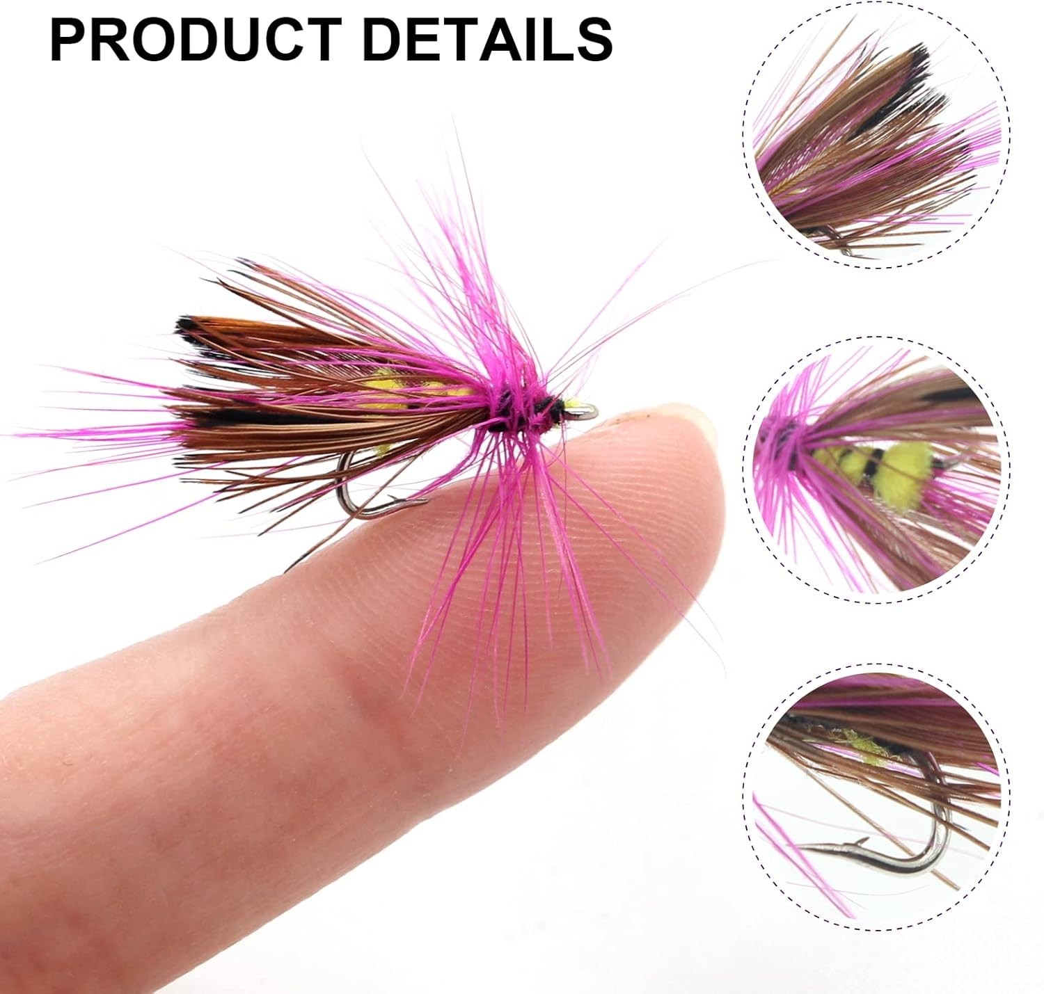 Handmade Topwater Fly Fishing Lures: 12 Colorful Poppers for Freshwater Anglers - Image 6