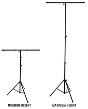 Harmony Audio HA-TBARSTAND Pro DJ Lighting Tripod & T-Bar Portable Light Stand