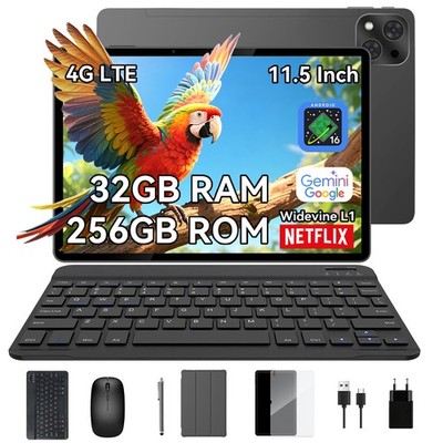 ExcitPower T12 PRO Tablet 11.5'' 1840 x 2800 Pixel Auflösung 32GB+256GB 8000mAh