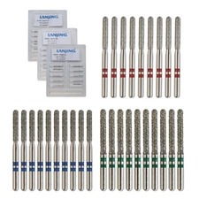 Zirconia Diamond Burs FG Round End Cylinder Z881/014F  Z882/014C High Speed