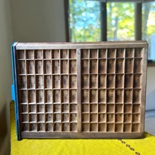 Vintage Ludlow Letterpress Tray Printers Tray #149