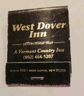 Matchbook West Dover Inn VT 1846/ GREGORY'S REST. MT SNOW FULL UNSTRUCK — photo 1