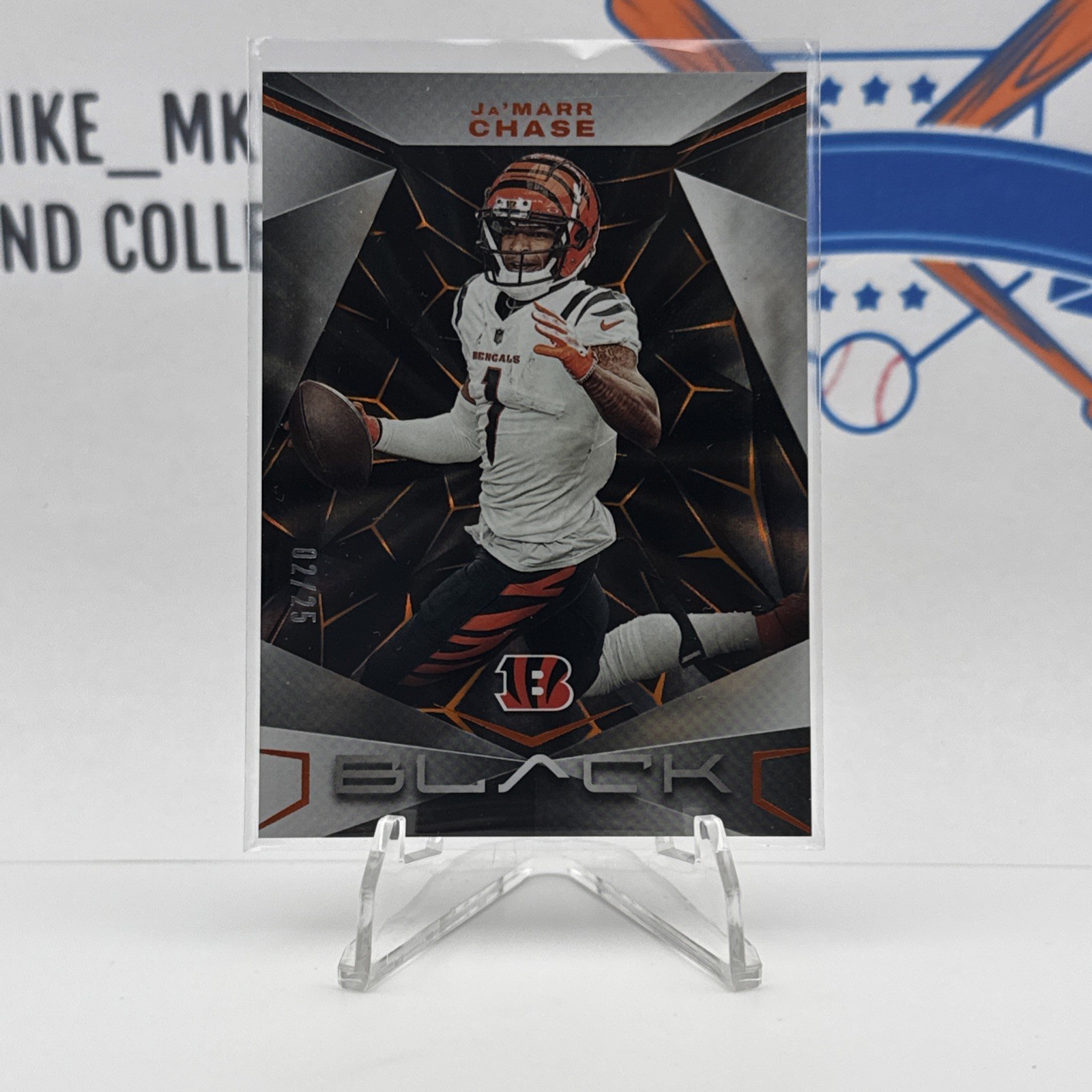 2024 Panini Black - Ja'Marr Chase #21 Citrine /25