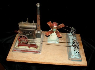 Doll Dampfmaschine vor 1938 mit Mühle und Transmision '' Mehr im Shop ''