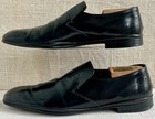 2000s Prada 2D 1454 Spazzolatta Punch Medallion Rubber Sole Loafer UK 7.5 US 8.5 — photo 2