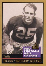 Frank Bruiser Kinard Brooklyn Dodgers HOF Enor 77 Football Card 1991 Ole Miss