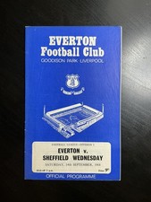 1968-69 Everton v Sheffield Wednesday Division 1 Football Programme