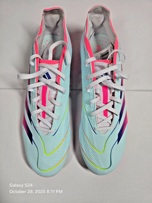 adidas Predator League FG Soccer Cleats Men s Size 11 Ice Blue Pink New