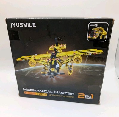 STEM Building Toy: Mechanical Master 2 in 1 Dump Truck or Airplane (361pcs)