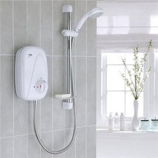 Image of Mira Vigour Thermostatic Electric Shower White & Chrome Power 1.1532.353