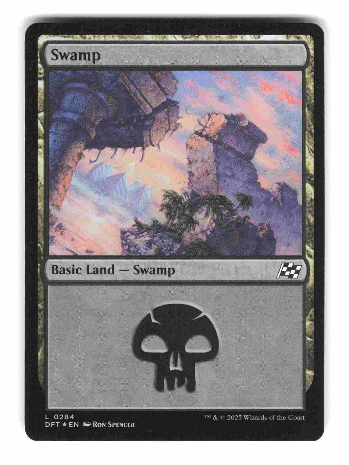 Swamp (0284) - 284 - Foil - NM - Aetherdrift - MTG