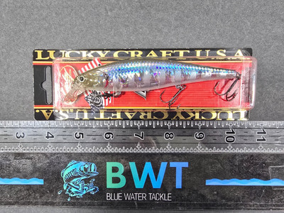 Lucky Craft Pointer 128 SP 1 oz Suspending Jerkbait: Zebra MS Ghost Minnow