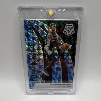 Panini 2023-24 Mosaic Basketball Victor Wembanyama Rookie #18  /99 Reactive Blue