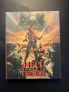 Hell Comes to Frogtown Blu Ray Limited "Split" Slipcover /3000 Vinegar Syndrome