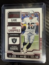 2023 Panini Contenders - Jimmy Garoppolo #54 Red Game Ticket