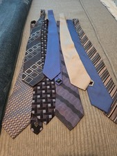 Assorted Mens Ties. Various Brands All In Gently Used Condition. Lot Of 8