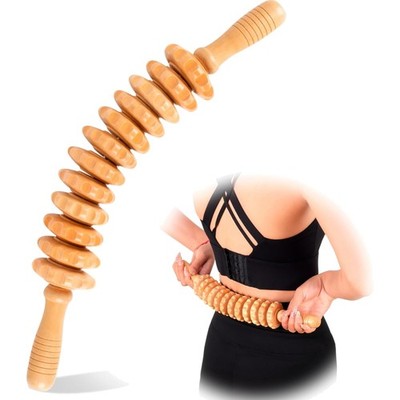 Massage Roller, Fascia Stick, Holz, Cellulite, Muskel, Körper, Anti Cellulite...