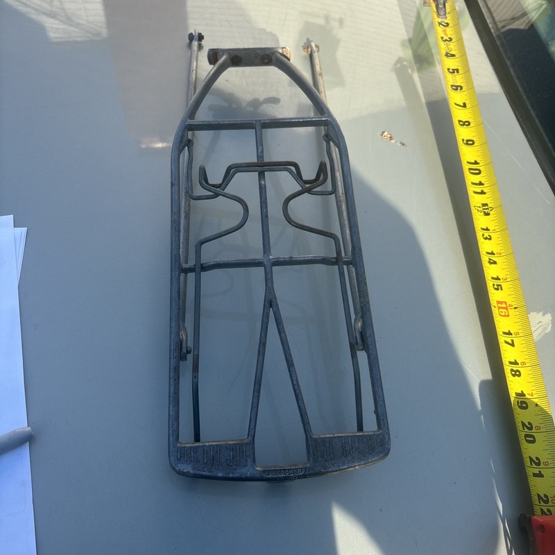 Vintage Pletscher Rear Bicycle Rack Alloy Touring Rear Carrier Switzerland