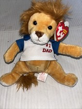 TY Beanie Baby - MY DAD the Father's Day Lion (7 inch) -MWMTs Stuffed Animal Toy