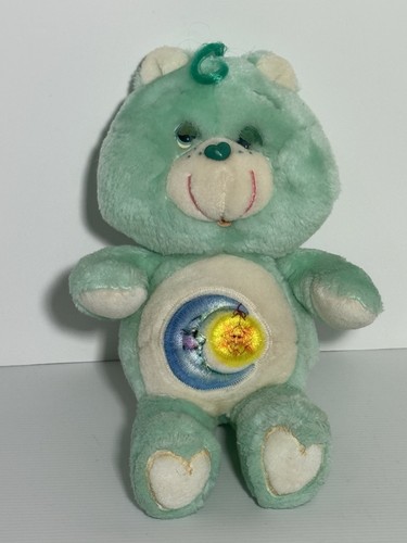 Care Bears Bedtime Bear 13" Plush Stuffed Animal Moon 1983 Vintage Kenner