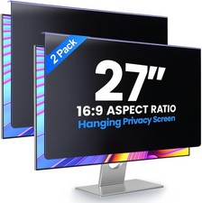 2-Pack Computer Privacy Screen Filter 27" Hanging Privacy Screen Protector
