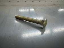 Carriage Bolt Grade 8 3/8-16x3, Yellow Zinc Plated, Lot of 250 Bolts