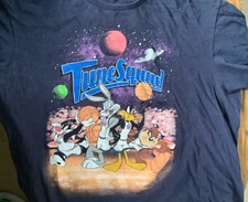Vintage 1996 Space Jam Looney Tunes Tune Squad Graphic T-Shirt Large