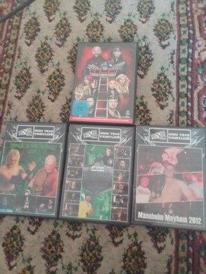 4er Wrestling DVD PACK (1X WWE, 3X wXw) RAR GSW/ROH/ECW/TNA/IWA-MS/IWA-EC/NOAH 