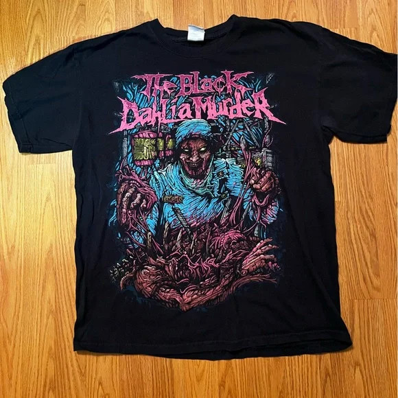 Rare The Black Dahlia Murder Band Rock Music Black S to 5XL Shirt VK268