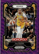2024 Panini Prizm Monopoly WNBA #69 Zia Cooke Purple Prizms